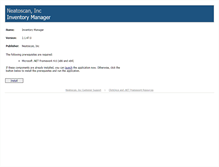 Tablet Screenshot of inv.neatoscan.com